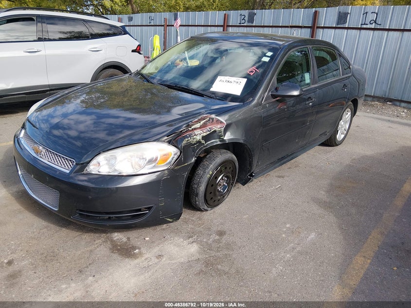 Vin: 2g1wb5e37g1114251, lot: 46887139, chevrolet impala limited lt 20162