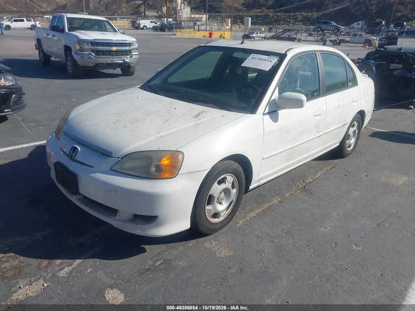 2003 Honda Civic Hybrid, Обычный износ, IAAI, VIN JHMES96653S028755 — фото 2