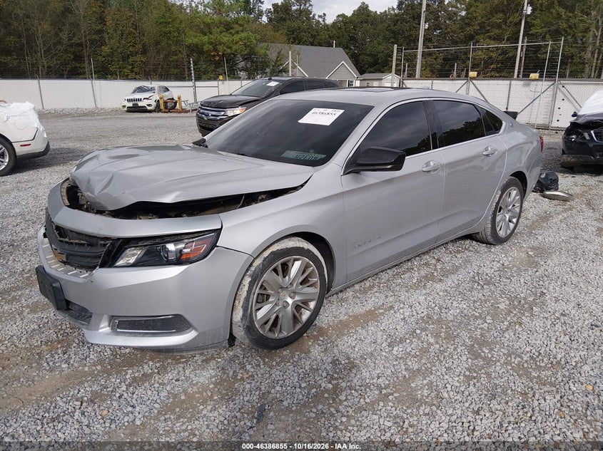 Vin: 2g11z5sa9h9190999, lot: 46887202, chevrolet impala ls 20172