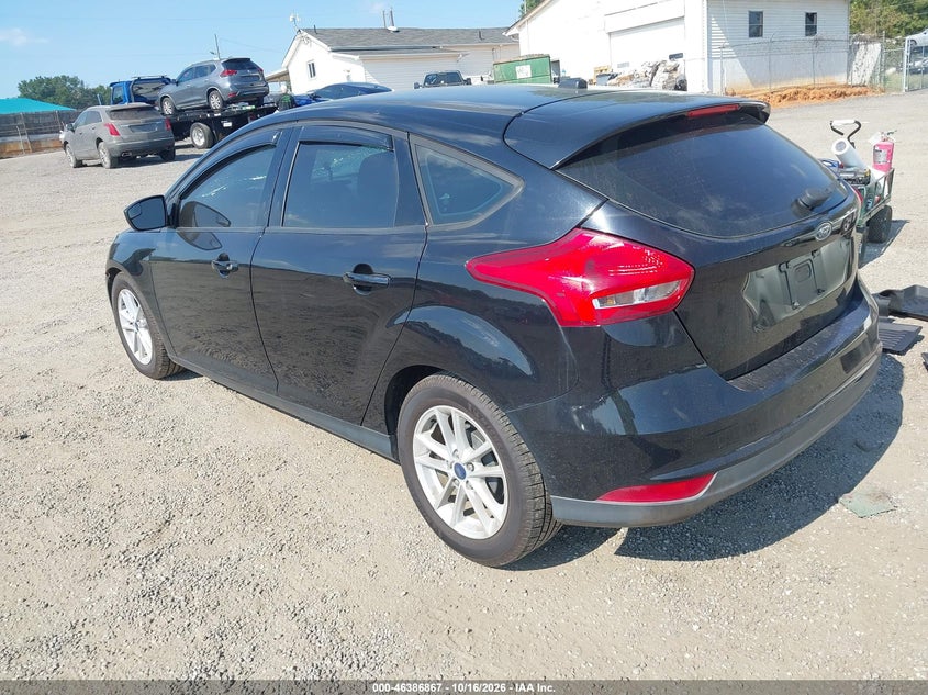 Vin: 1fadp3k23jl272626, lot: 46887212, ford focus se 20183