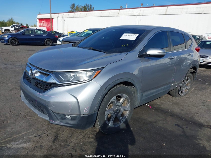 2019 Honda Cr-V Ex, Left Side, IAAI, VIN 7FARW1H53KE020361 — photo 2