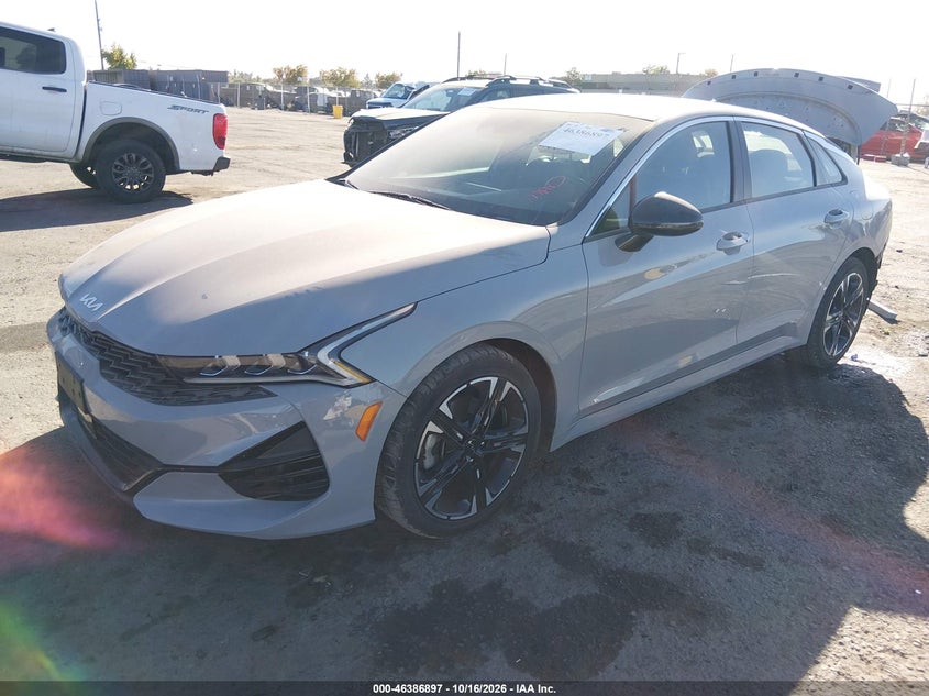 Vin: 5xxg64j22ng134972, lot: 46887244, kia k5 gt-line 20222
