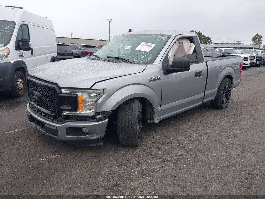 Vin: 1ftmf1cp6lkd76970, lot: 46887263, ford f-150 xl 20202
