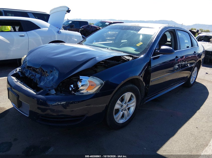 Vin: 2g1wf5e30c1195950, lot: 46887308, chevrolet impala ls 20122