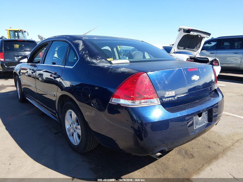 Vin: 2g1wf5e30c1195950, lot: 46887308, chevrolet impala ls 20123