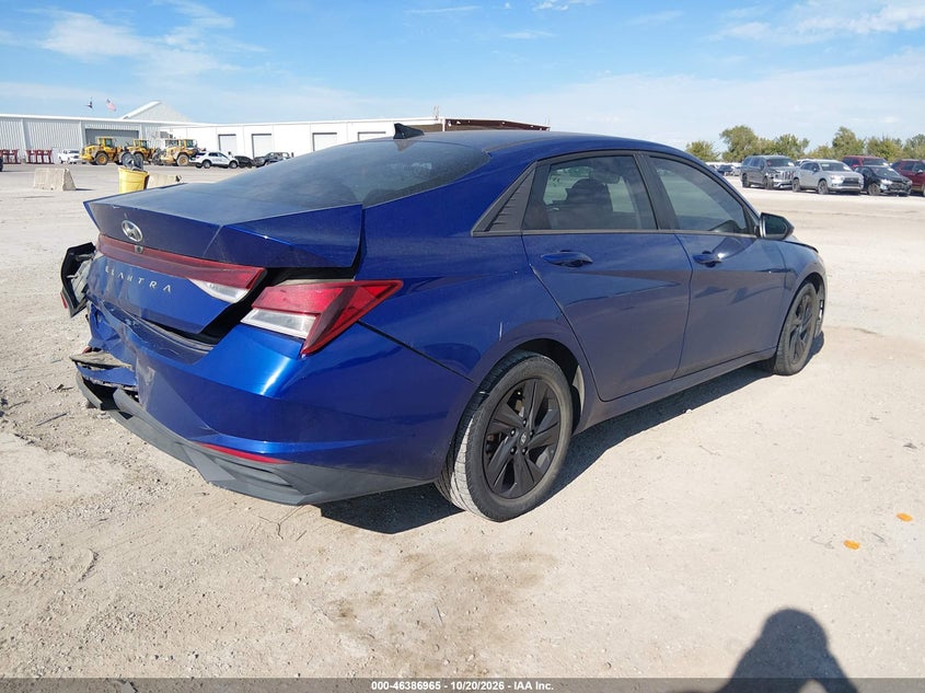 Vin: 5npls4ag3mh030497, lot: 46887312, hyundai elantra sel 20212