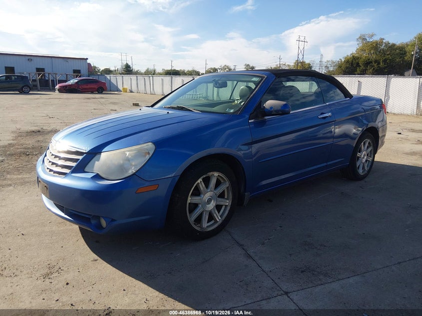 2008 Chrysler Sebring Limited, Обычный износ, IAAI, VIN 1C3LC65M58N230977 — фото 2