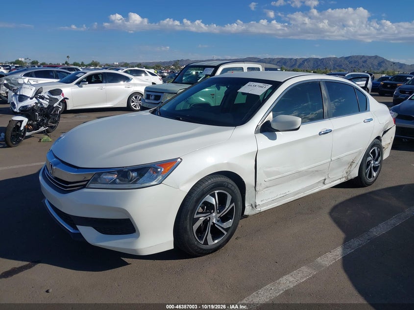 2017 Honda Accord Lx, Левый бок, IAAI, VIN 1HGCR2F37HA304840 — фото 2
