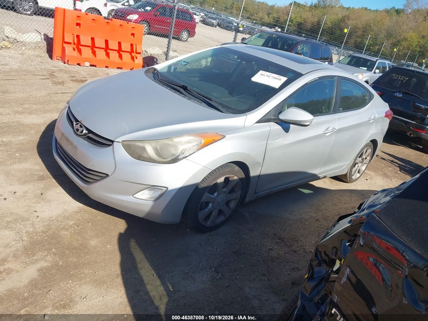 Vin: kmhdh4aexdu885670, lot: 46887355, hyundai elantra limited 20132