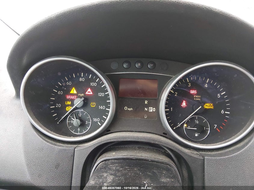 MERCEDES-BENZ ML 350 2011 VIN 4JGBB8GB7BA729842