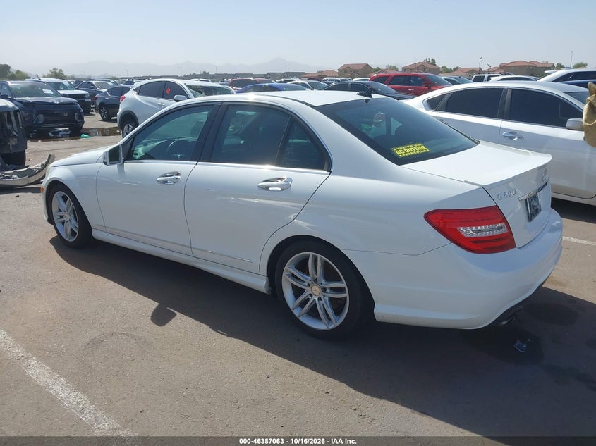 Vin: wddgf4hb4eg218005, lot: 46887411, mercedes-benz c 250 sport 20143