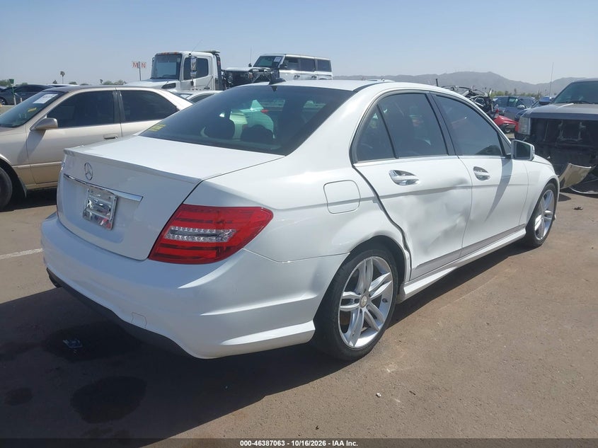 Vin: wddgf4hb4eg218005, lot: 46887411, mercedes-benz c 250 sport 20144