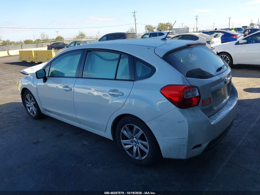 Vin: jf1gpab64g8283358, lot: 46887426, subaru impreza 2.0i premium 20163
