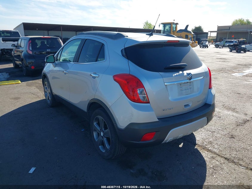 Vin: kl4cjbsb5eb655233, lot: 46887462, buick encore convenience 20143