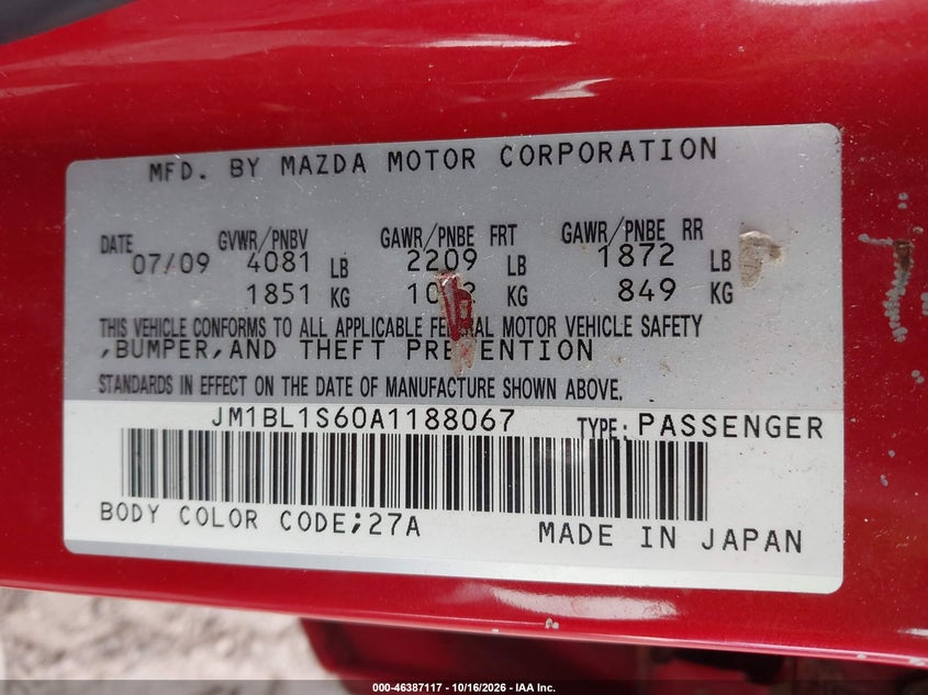 2010 MAZDA MAZDA3 S GRAND TOURING · Фото 9