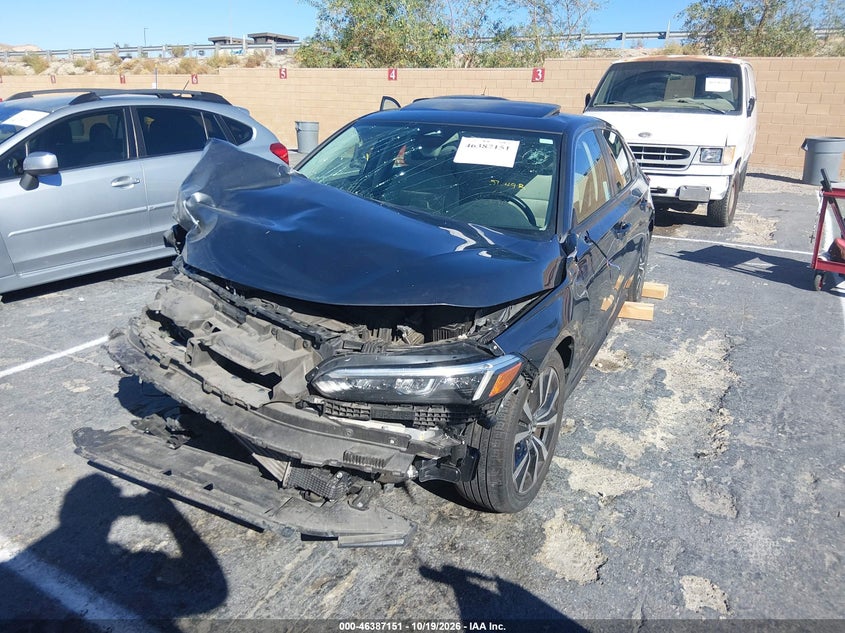 Vin: jhmfe1f79nx004048, lot: 46887498, honda civic ex 20222