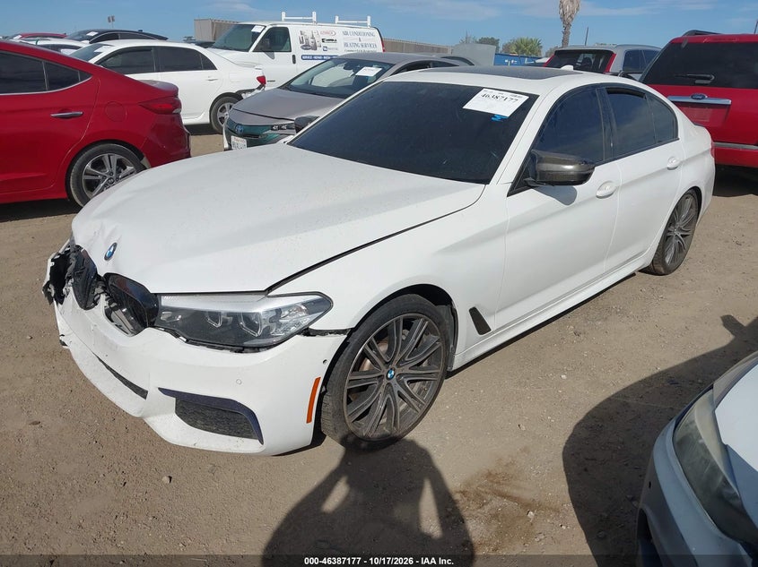 Vin: wbaje5c56kww18382, lot: 46887524, bmw 540i 20192