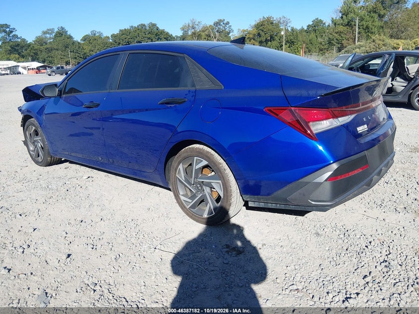 Vin: kmhlm4dg9su894717, lot: 46887529, hyundai elantra sel sport 20253