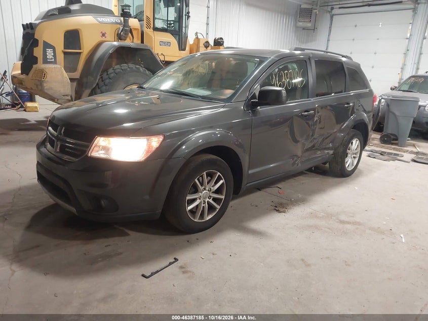 Vin: 3c4pddbg2ht549282, lot: 46887532, dodge journey sxt awd 20172