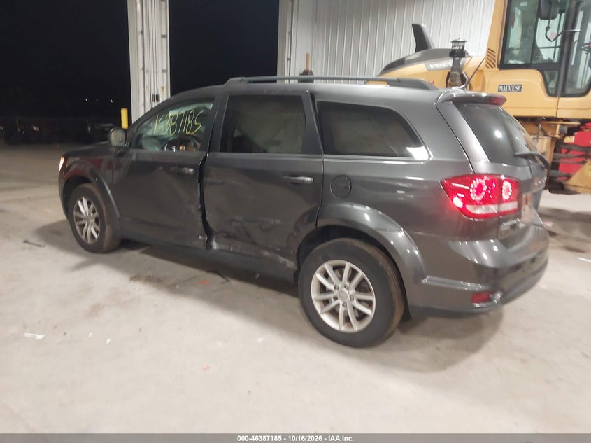 Vin: 3c4pddbg2ht549282, lot: 46887532, dodge journey sxt awd 20173