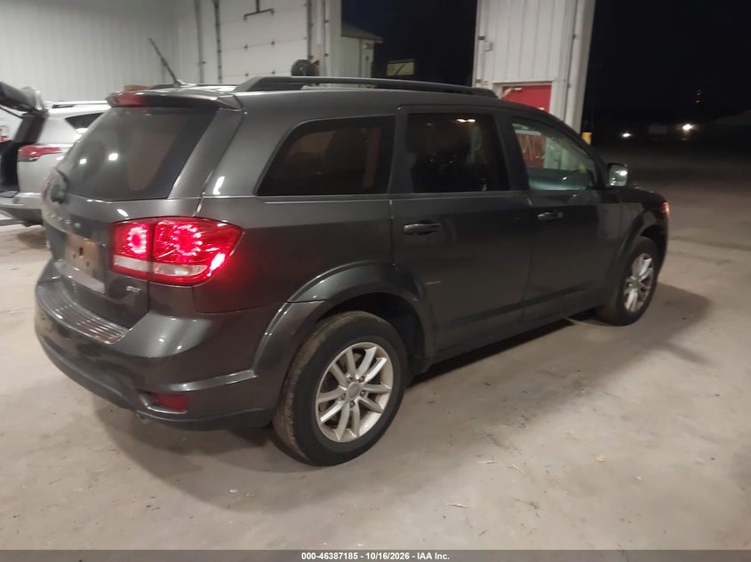 Vin: 3c4pddbg2ht549282, lot: 46887532, dodge journey sxt awd 20174