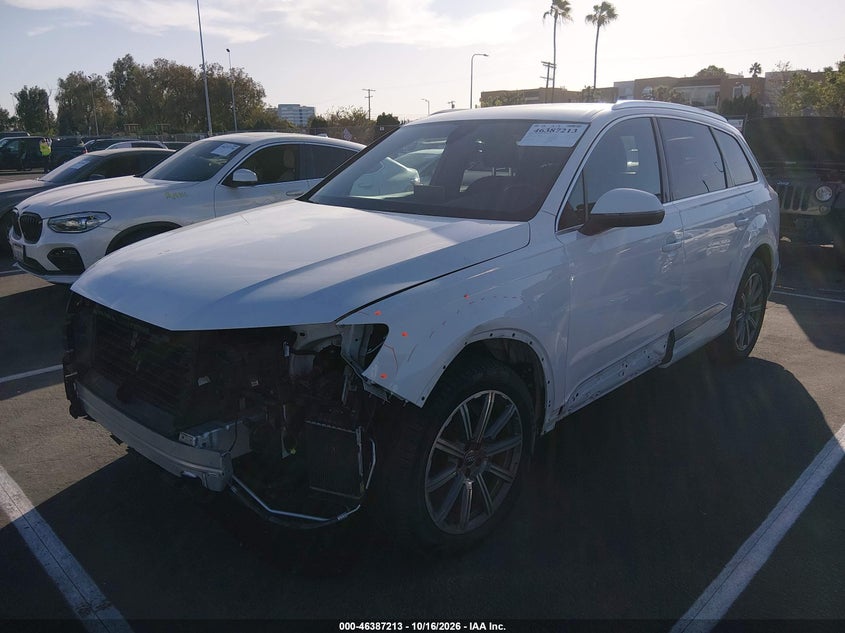 Vin: wa1laaf76jd019063, lot: 46887560, audi q7 3.0t premium 20182
