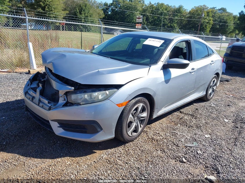 Vin: 19xfc2f50ge037289, lot: 46887605, honda civic lx 20162