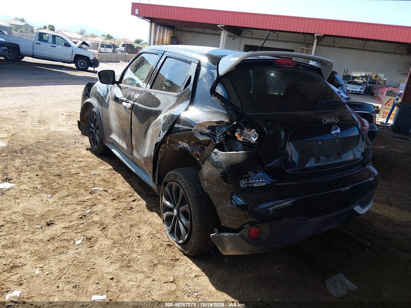 Vin: jn8af5mr6ht702119, lot: 46887620, nissan juke sv 20173