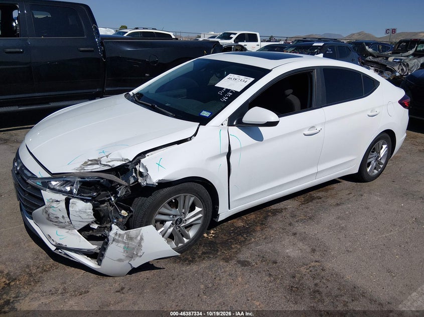 Vin: 5npd84lf5lh608217, lot: 46887680, hyundai elantra value edition 20202
