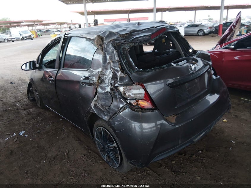 Vin: vnkktud34fa025800, lot: 46887695, toyota yaris se 20153