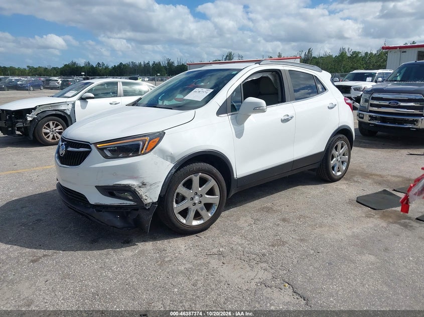 Vin: kl4cjdsb3jb518409, lot: 46887721, buick encore premium 20182