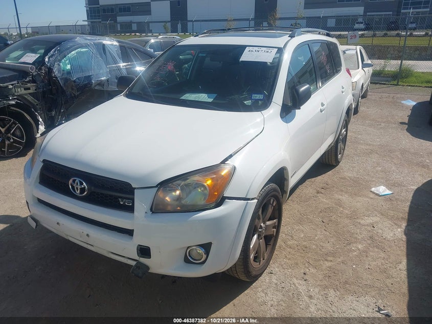 Vin: 2t3wk4dv7aw006375, lot: 46887729, toyota rav4 sport v6 20102