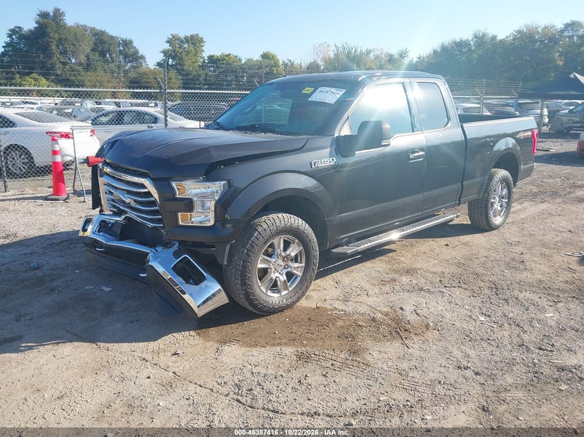 2015 Ford F-150 Xlt, Удар спереди, IAAI, VIN 1FTFX1EFXFKE57808 — фото 2
