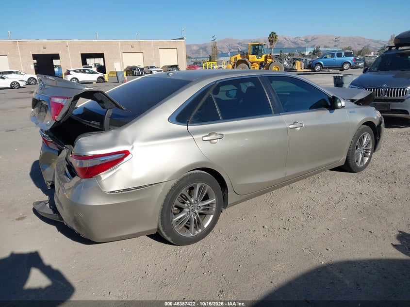 Vin: 4t1bd1fk1fu171039, lot: 46887769, toyota camry hybrid se 20154