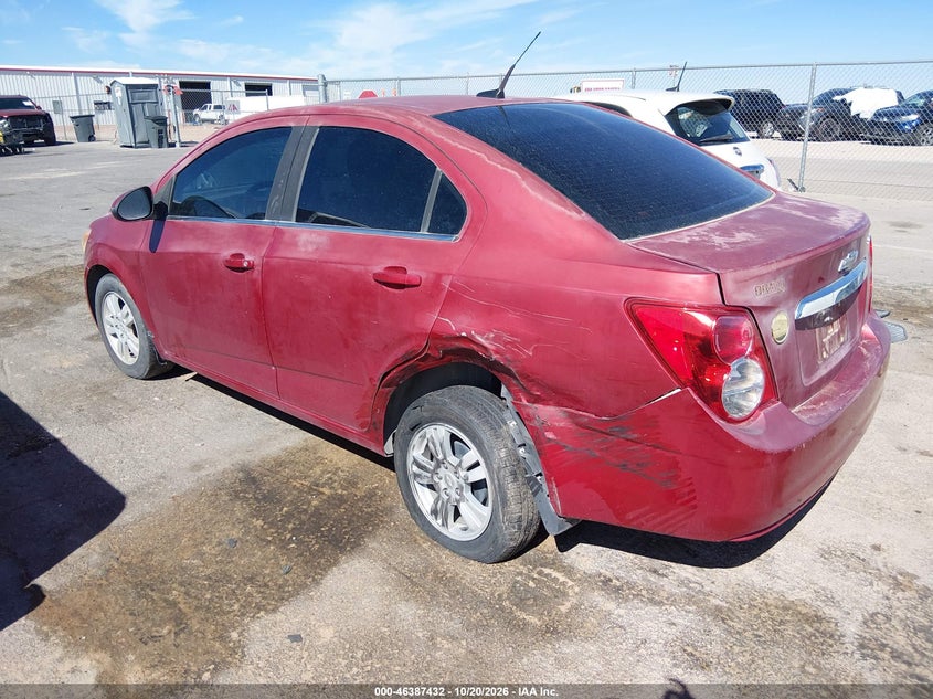 Vin: 1g1jc5sh9c4220397, lot: 46887779, chevrolet sonic lt 20123