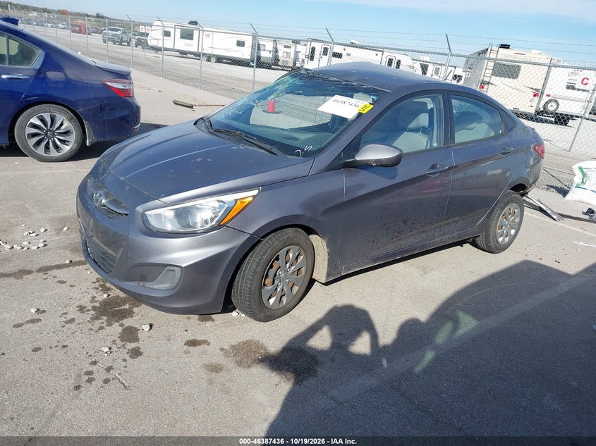 Vin: kmhct4ae3fu919638, lot: 46887783, hyundai accent gls 20152