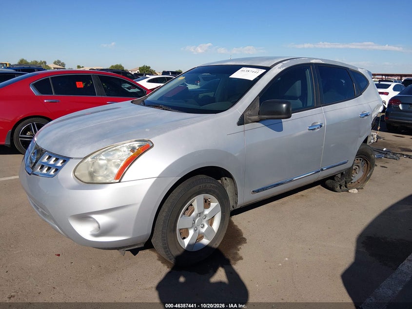 2013 Nissan Rogue S, Удар сзади, IAAI, VIN JN8AS5MT7DW526018 — фото 2