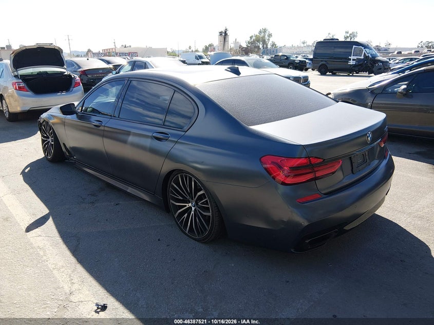 Vin: wba7f0c50jgm24109, lot: 46887868, bmw 750i 20183