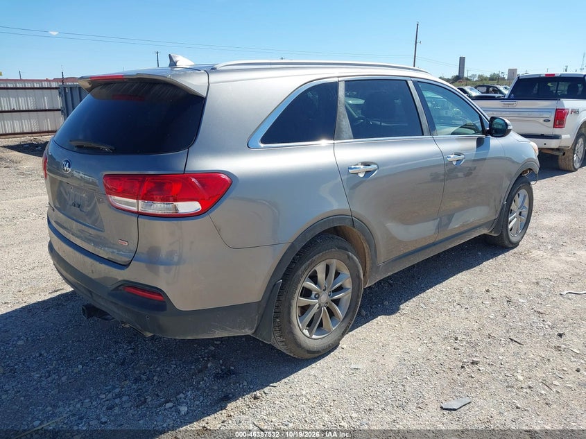 Vin: 5xypg4a31jg416273, lot: 46887879, kia sorento 2.4l lx 20184
