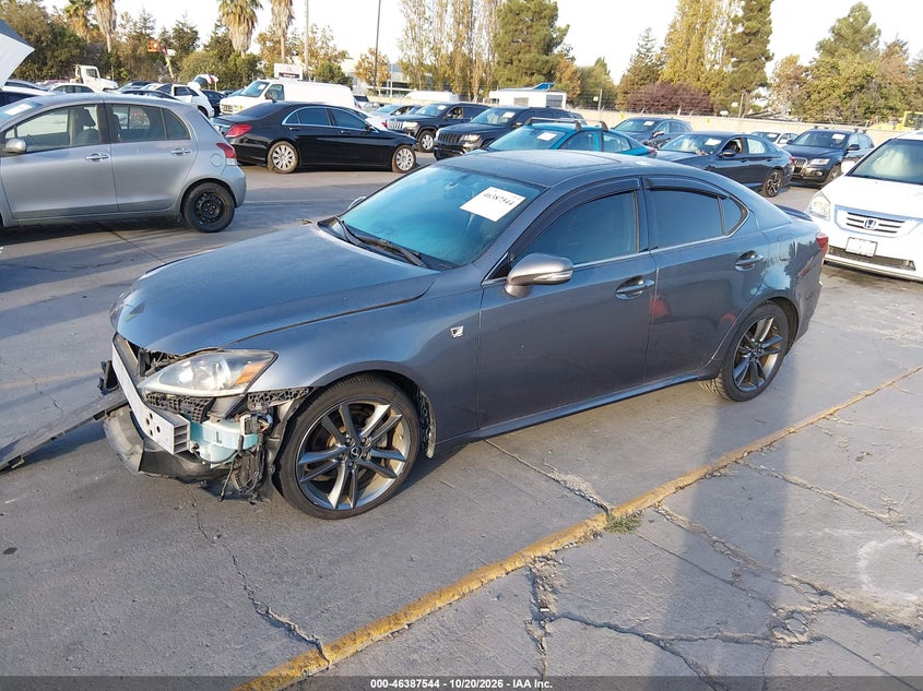 2012 Lexus Is 250, Front End, IAAI, VIN JTHBF5C25C5173973 — photo 2