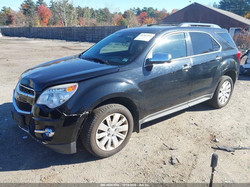 2011 Chevrolet Equinox Ltz, Удар спереду, IAAI, VIN 2CNFLGE55B6464017 — фото 2