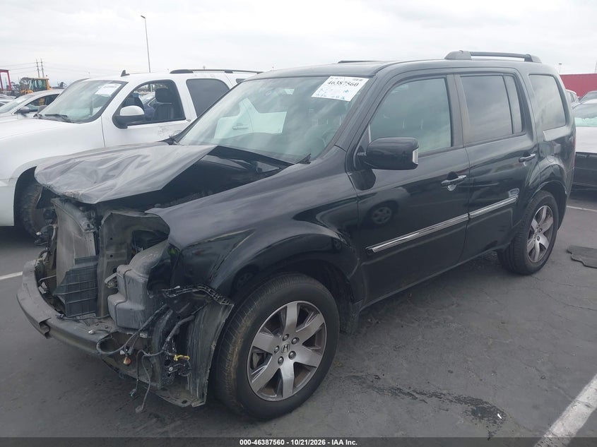 Vin: 5fnyf3h99fb023826, lot: 46887907, honda pilot touring 20152