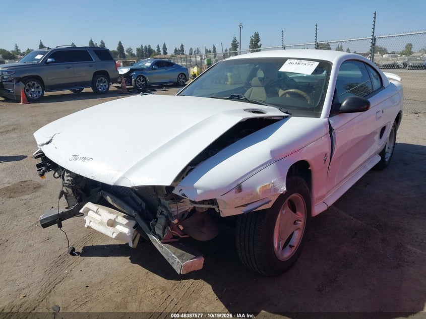 1996 Ford Mustang, Front End, IAAI, VIN 1FALP4046TF228126 — photo 2