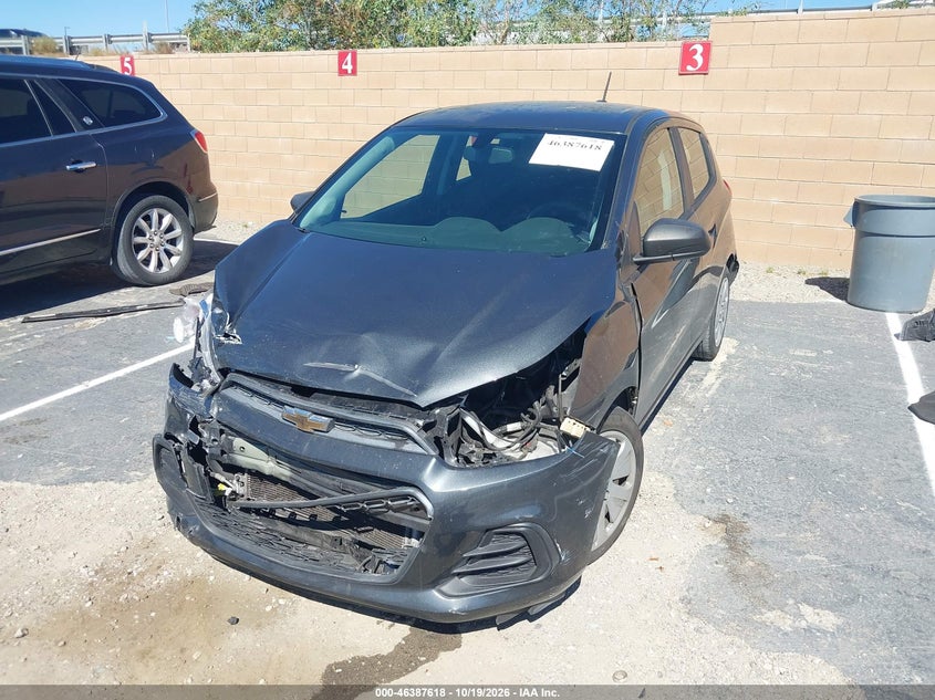Vin: kl8cb6sa4jc444474, lot: 46887965, chevrolet spark ls cvt 20182