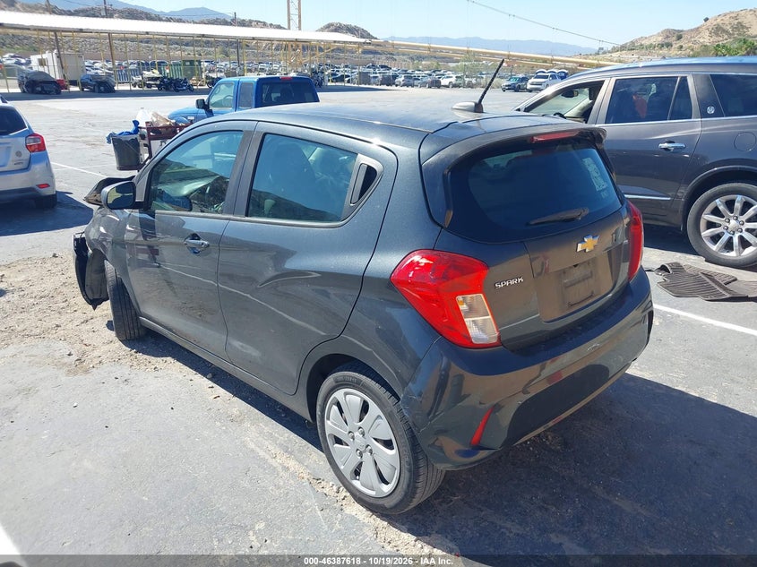 Vin: kl8cb6sa4jc444474, lot: 46887965, chevrolet spark ls cvt 20183