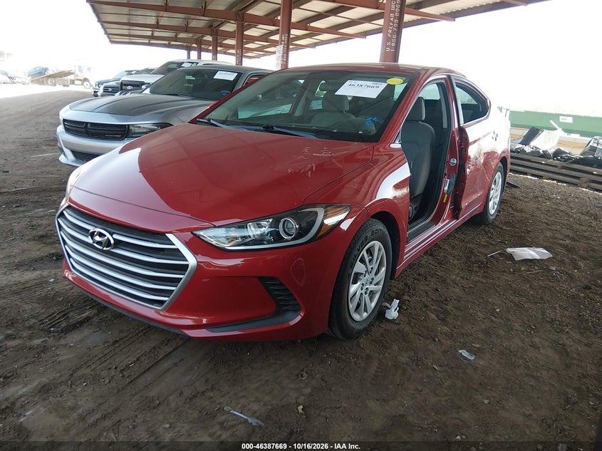 Vin: 5npd74lf2jh383674, lot: 46888016, hyundai elantra se 20182