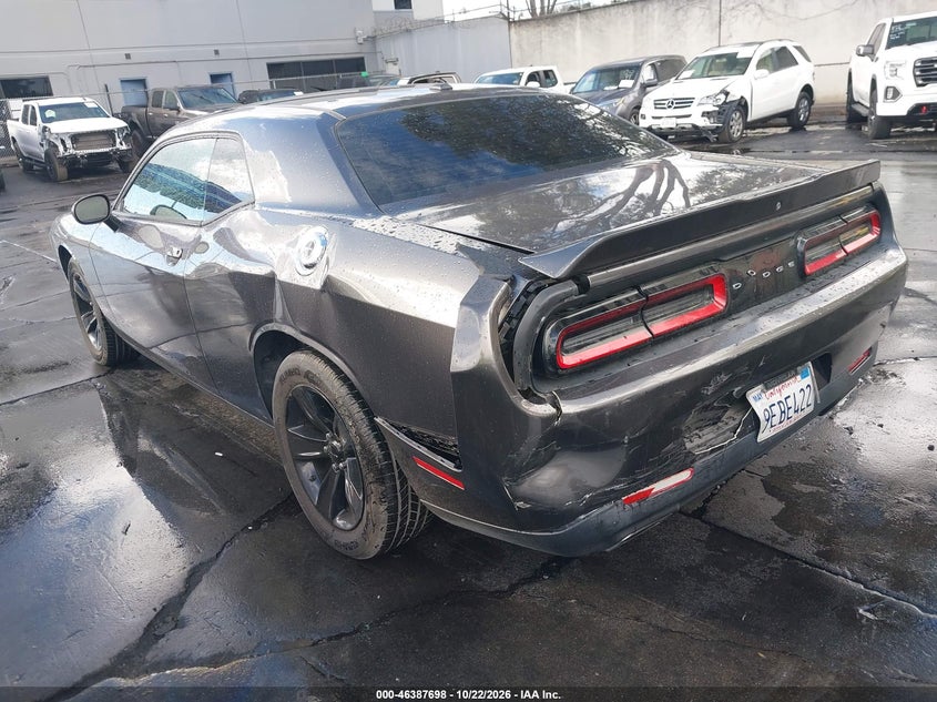 Vin: 2c3cdzagxmh571762, lot: 46888045, dodge challenger sxt 20213