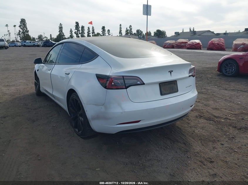 Vin: 5yj3e1eb3kf213866, lot: 46888059, tesla model 3 long range/performance 20193
