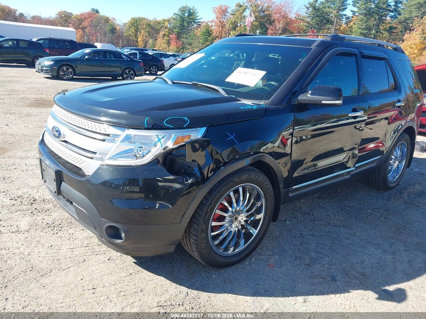2013 Ford Explorer Xlt, Front End, IAAI, VIN 1FM5K8D85DGA23748 — photo 2