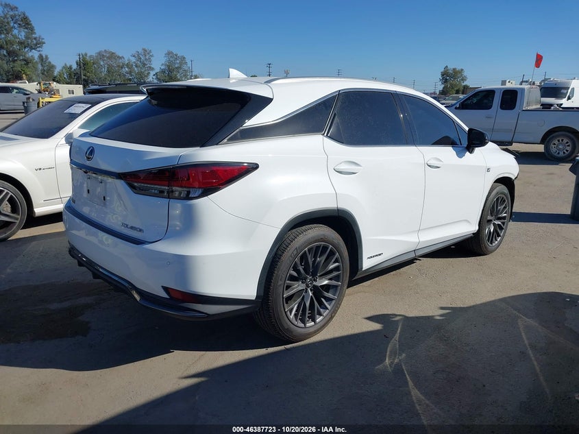 Vin: 2t2ygmda1lc049237, lot: 46888071, lexus rx 450h f sport performance 20204